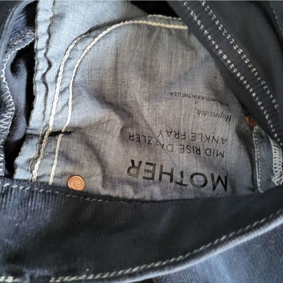 MOTHER corduroy mid rise dazzler in  hopscotch - Picture 6 of 6